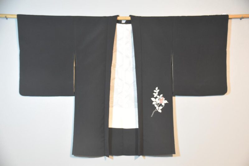 Japanese Black Silk Haori - Image 4