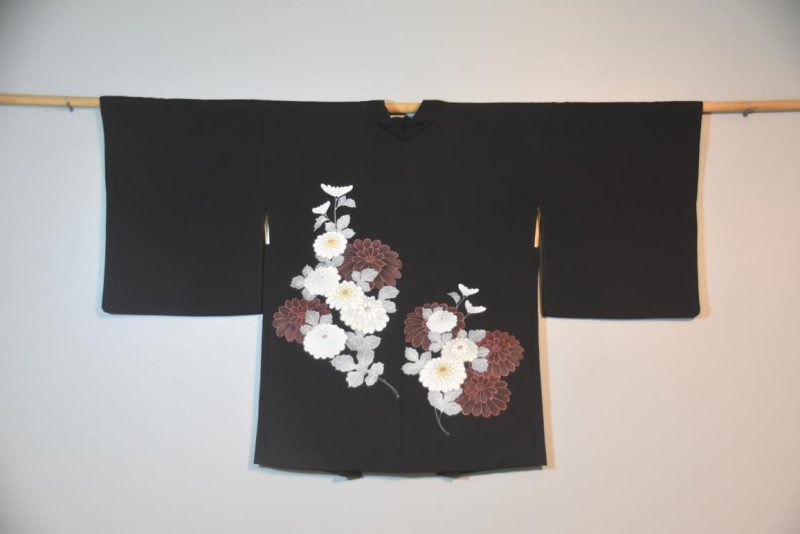 Japanese Black Silk Haori