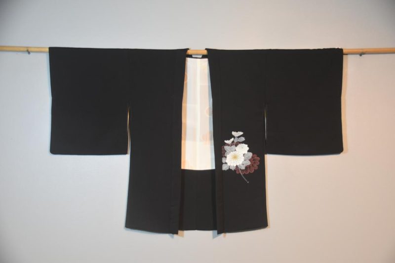Japanese Black Silk Haori - Image 5