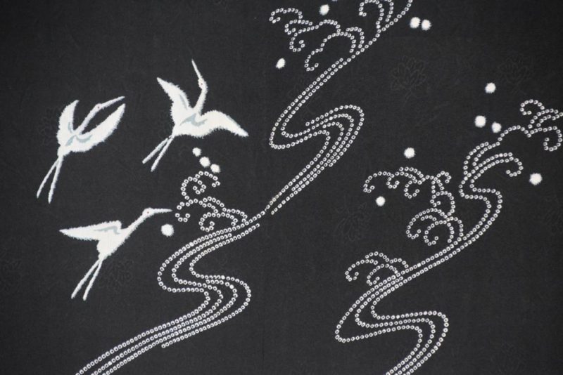 Japanese Black Silk Haori - Image 2