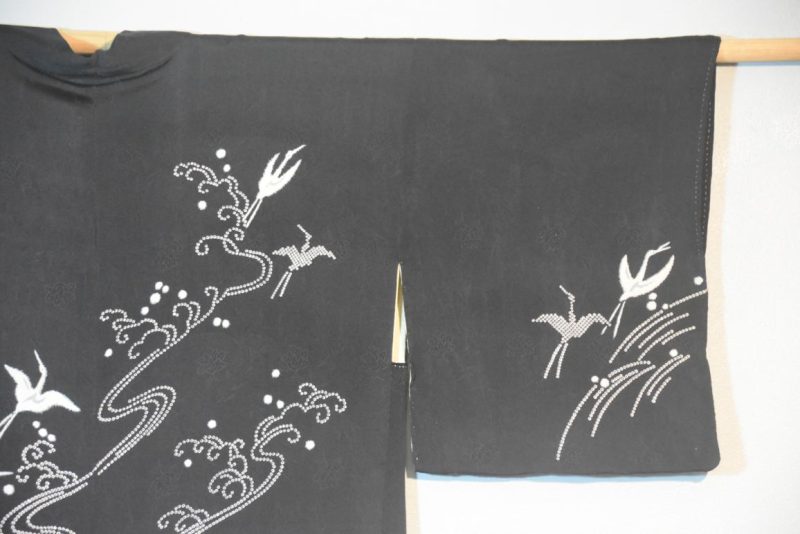 Japanese Black Silk Haori - Image 5