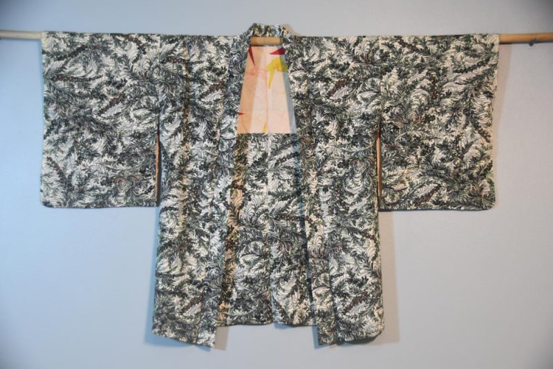Japanese Vintage Silk Haori Jacket - Image 8