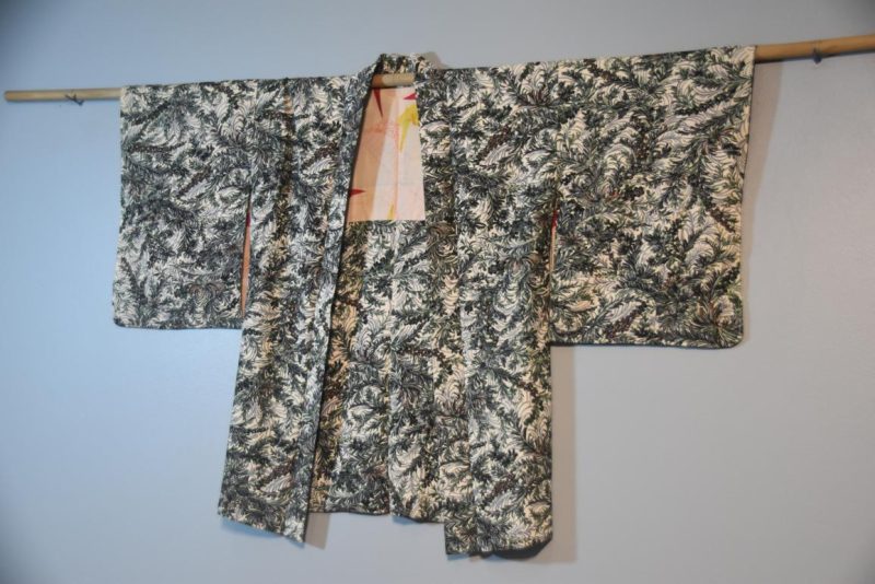 Japanese Vintage Silk Haori Jacket - Image 3