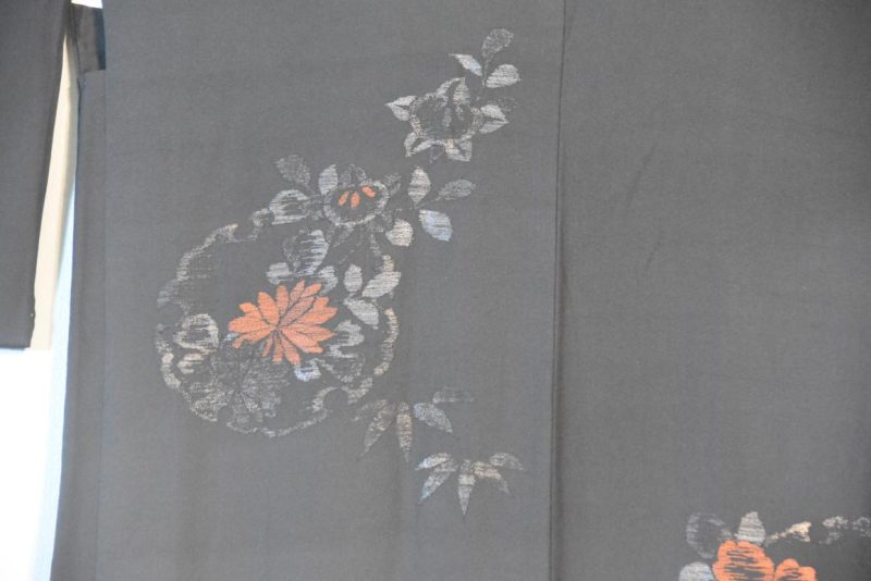 Japanese Vintage Silk Haori Jacket - Image 6