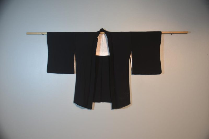Japanese Vintage Silk Haori Jacket - Image 4