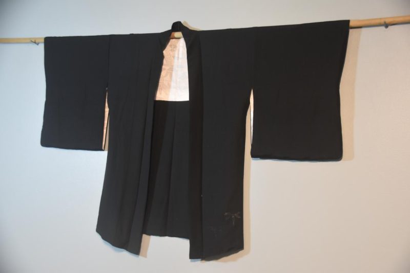 Japanese Vintage Silk Haori Jacket - Image 3