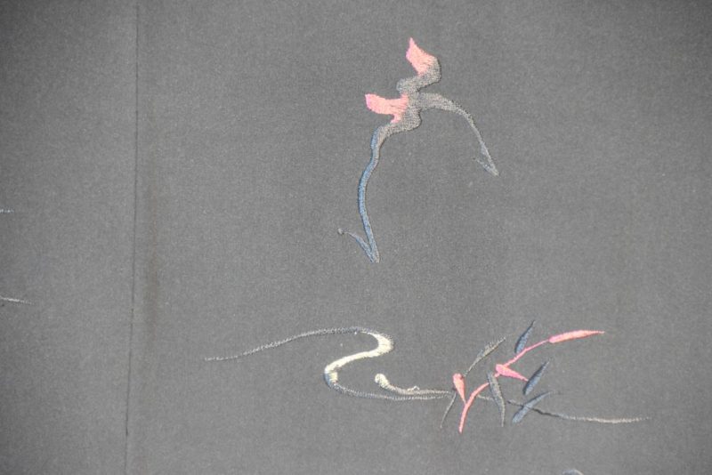 Japanese Vintage Silk Haori Jacket - Image 5