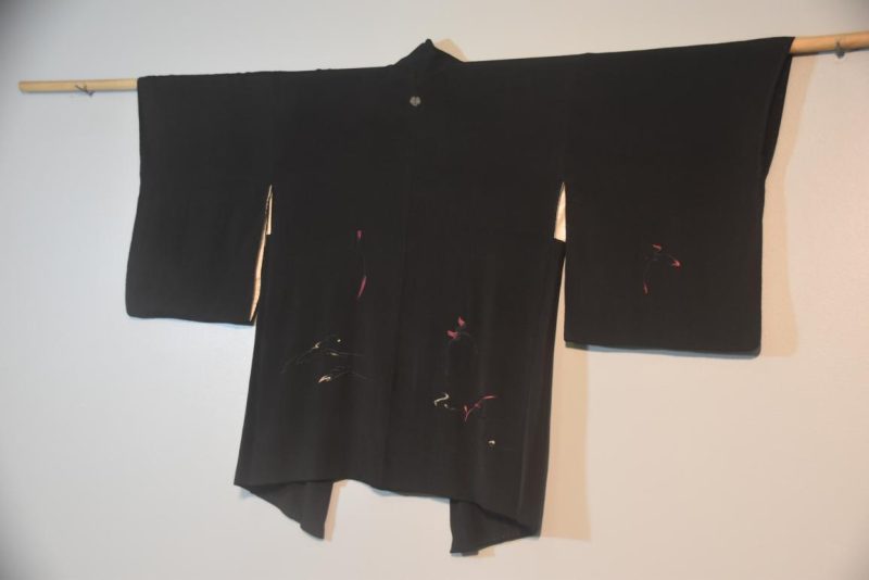 Japanese Vintage Silk Haori Jacket - Image 4