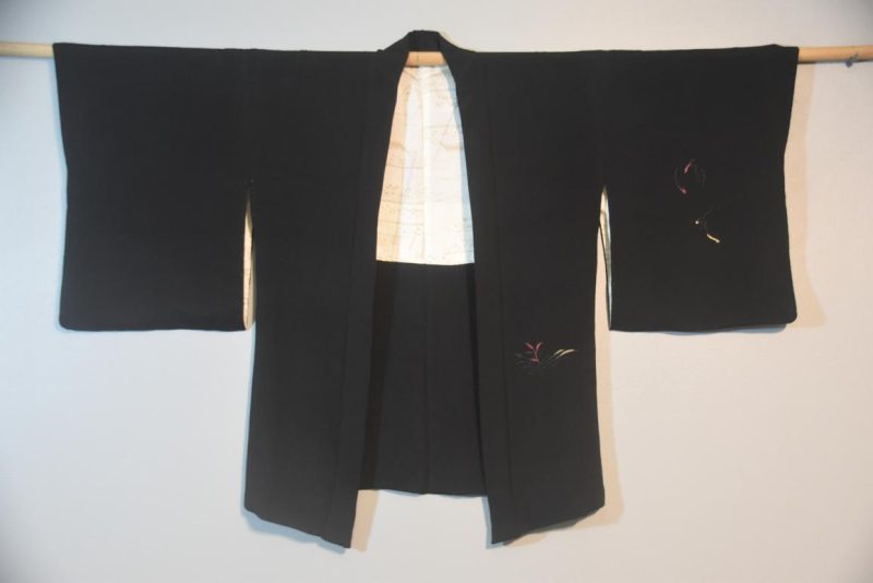 Japanese Vintage Silk Haori Jacket - Image 3