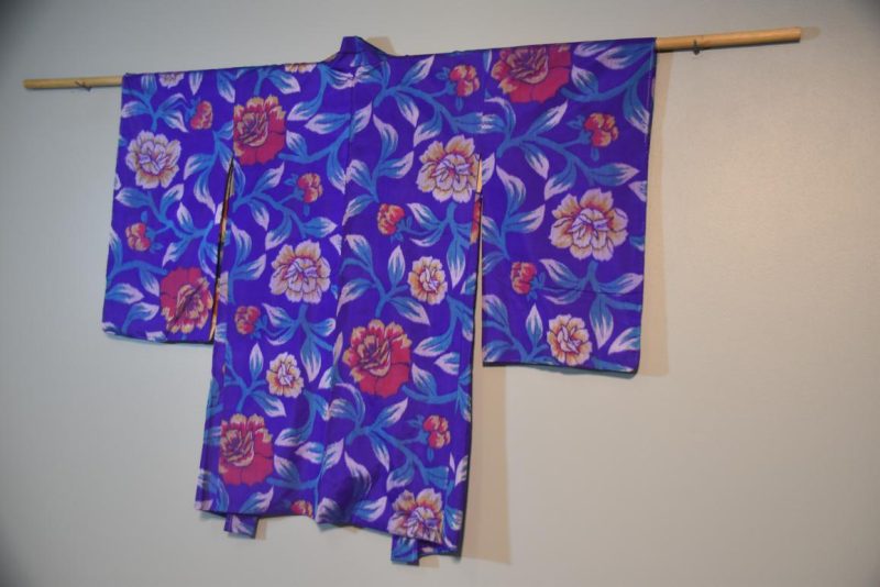 Vintage Japanese Silk Ikat Haori Jacket - Image 7
