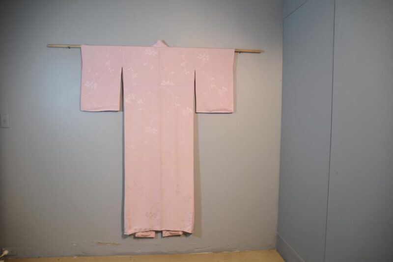 Japanese Vintage Silk Jacquard Kimono