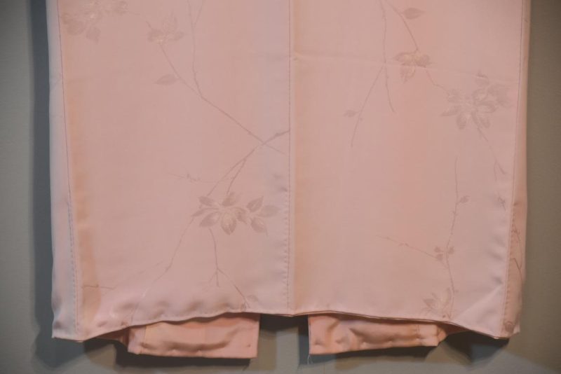 Japanese Vintage Silk Jacquard Kimono - Image 9