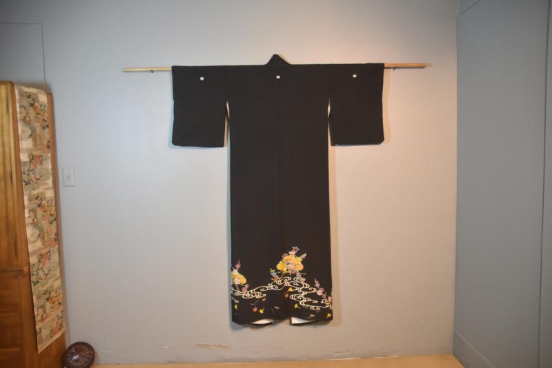 Japanese Vintage Silk Tomosode Kimono