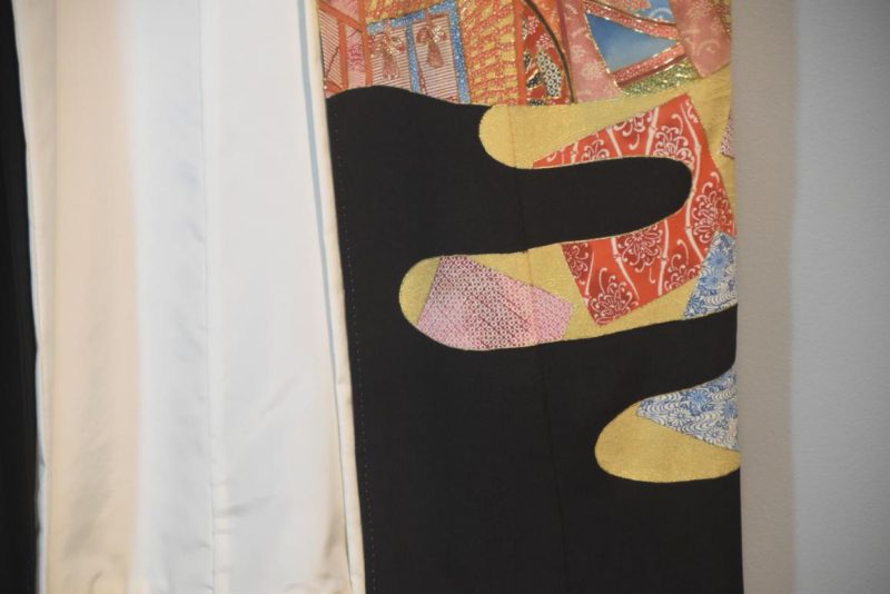 Japanese Vintage Silk Tomosode Kimono - Image 7