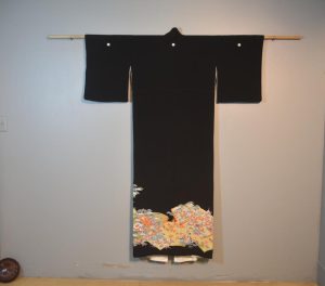 Japanese Vintage Silk Tomosode Kimono