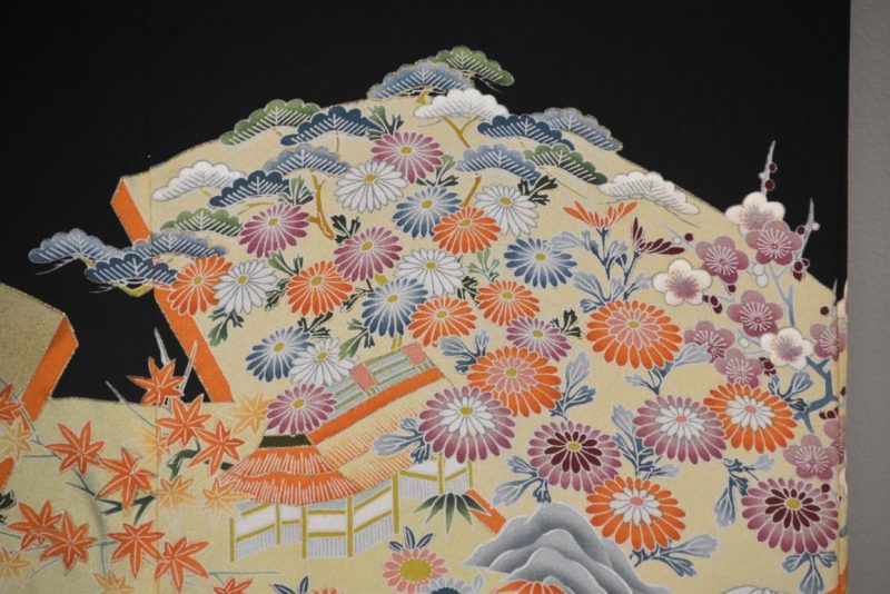 Japanese Vintage Silk Tomosode Kimono - Image 13