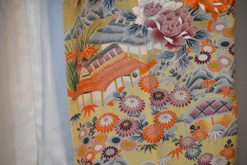 Japanese Vintage Silk Tomosode Kimono - Image 5