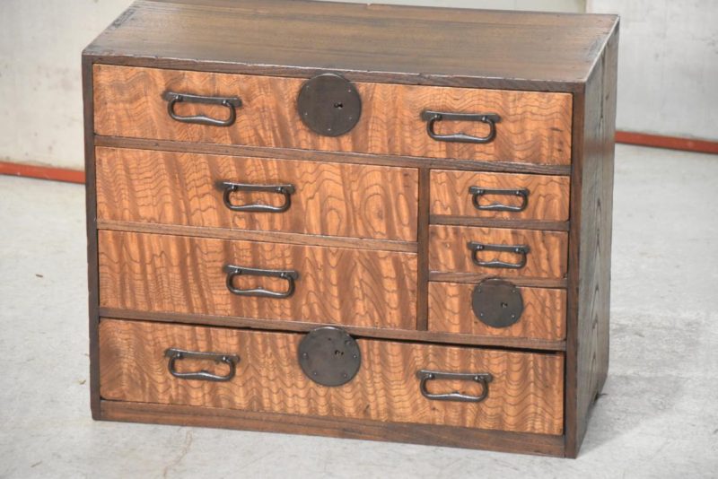 Elm Wood Kodansu Small Accessories Chest Width:545mm - Image 10