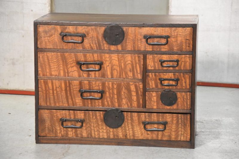 Elm Wood Kodansu Small Accessories Chest Width:545mm - Image 9