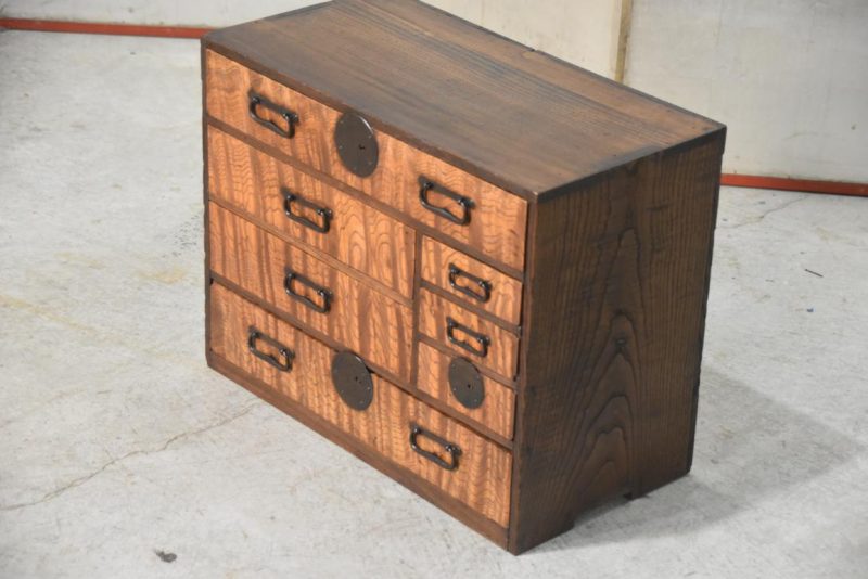Elm Wood Kodansu Small Accessories Chest Width:545mm - Image 8