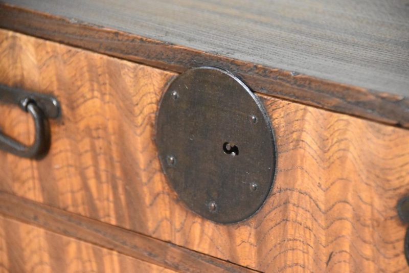 Elm Wood Kodansu Small Accessories Chest Width:545mm - Image 6