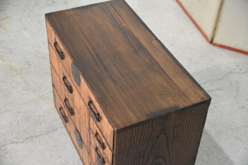 Elm Wood Kodansu Small Accessories Chest Width:545mm - Image 5