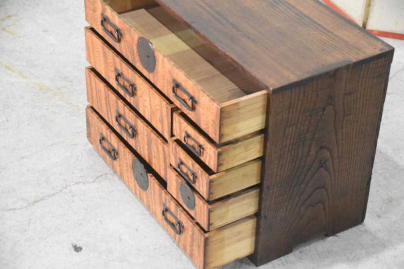 Elm Wood Kodansu Small Accessories Chest Width:545mm - Image 3