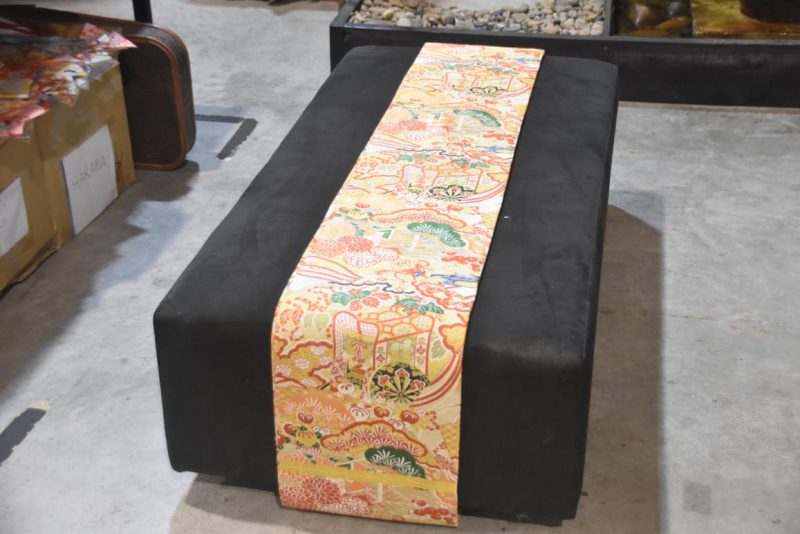 Vintage Maru Obi Sash Table Runner Length 4000mm