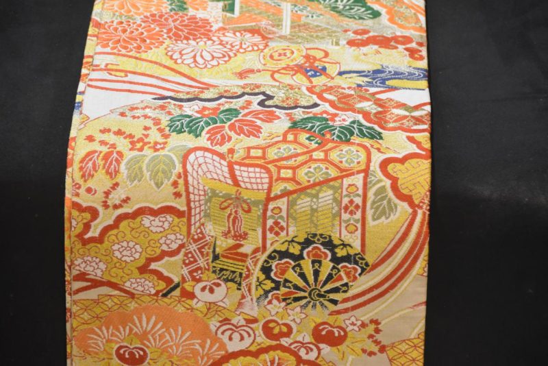 Vintage Maru Obi Sash Table Runner Length 4000mm - Image 2