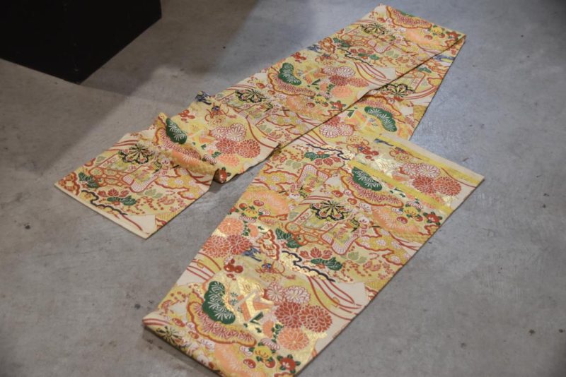 Vintage Maru Obi Sash Table Runner Length 4000mm - Image 3
