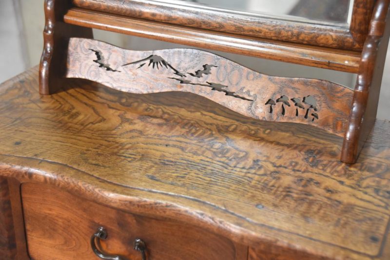 Japanese Kyodai Vanity Chest and Mirror - Image 7