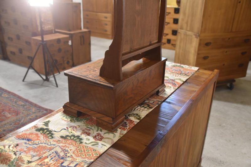 Japanese Kyodai Vanity Chest and Mirror - Image 3