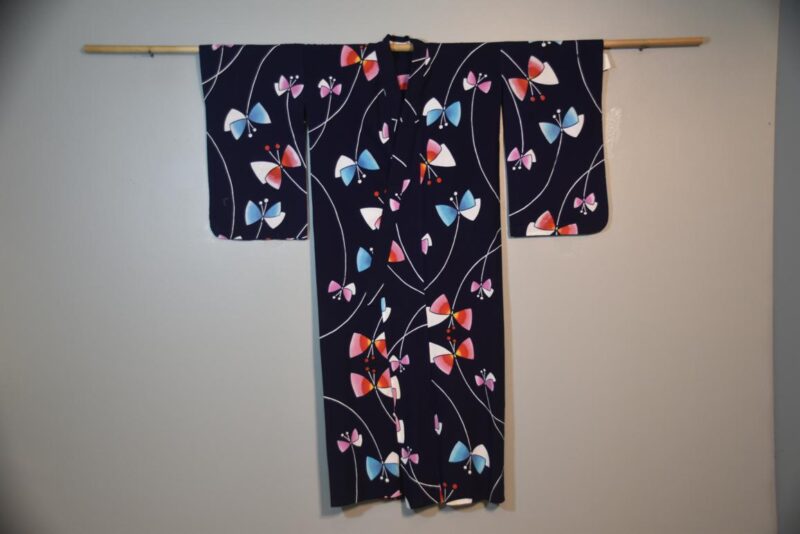 Japanese Vintage Cotton Kimono - Image 3