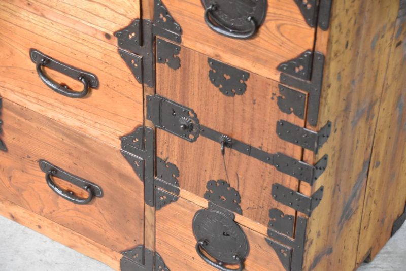 Antique Sendai Clothing Chest 1155 mm's wide - Image 6
