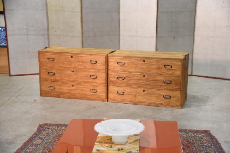 Vintage Clothing Chest (2 Sections) Width:1820mm