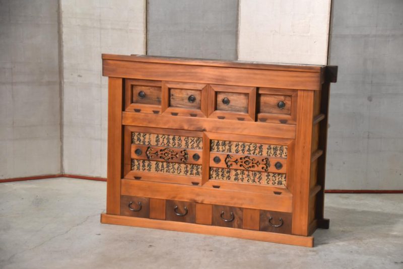Kyoto Region Mizuya Dansu Kitchen Chest Sideboard Width:1205mm