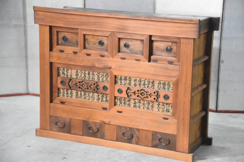 Kyoto Region Mizuya Dansu Kitchen Chest Sideboard Width:1205mm - Image 8