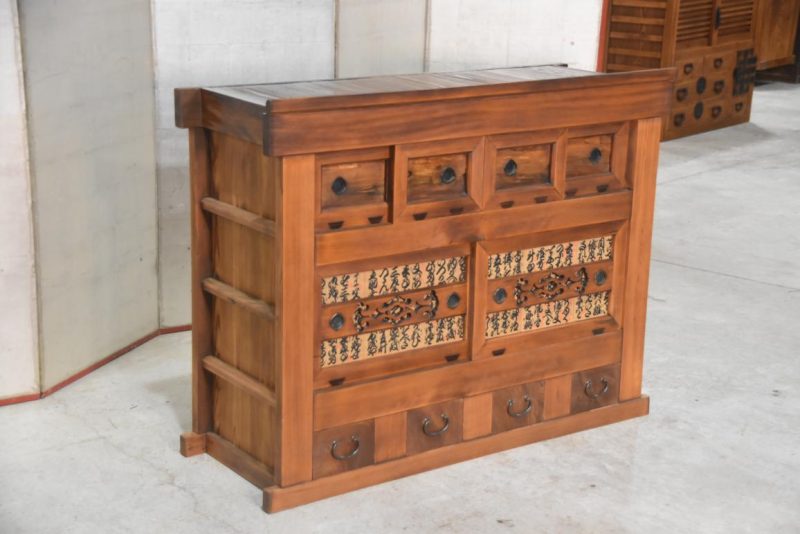 Kyoto Region Mizuya Dansu Kitchen Chest Sideboard Width:1205mm - Image 4