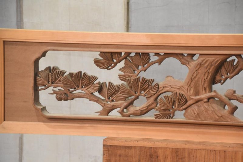 Japanese Carved Wooden Rama Transom Width:1700mm - Image 6