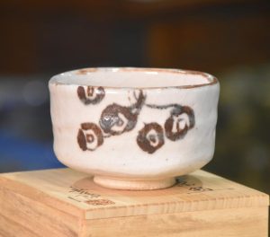 Shino Tea Bowl (Chawan) Width:120mm