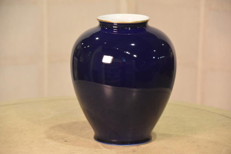 Fukugawa Pottery Vase:Width 160mm - Image 5
