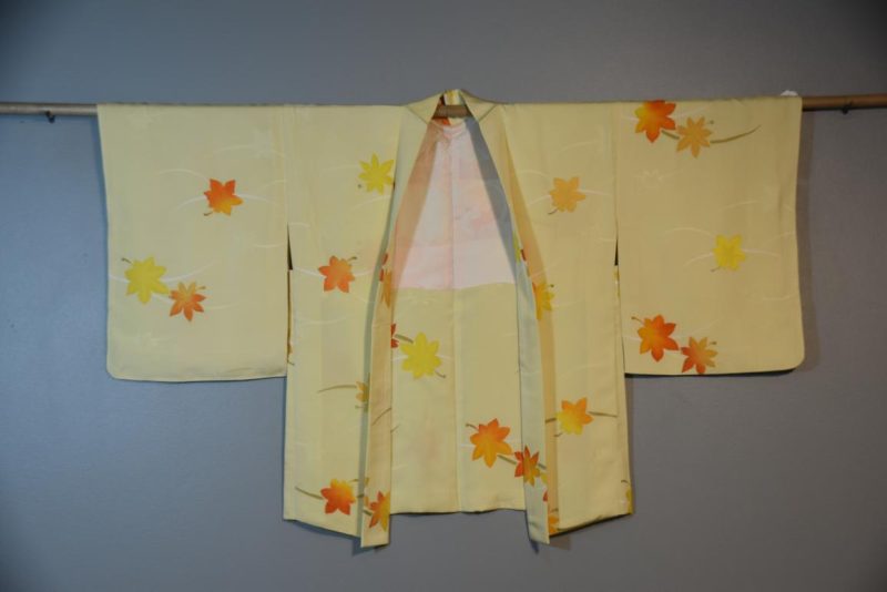 Vintage Japanese Silk Haori Jacket - Image 3