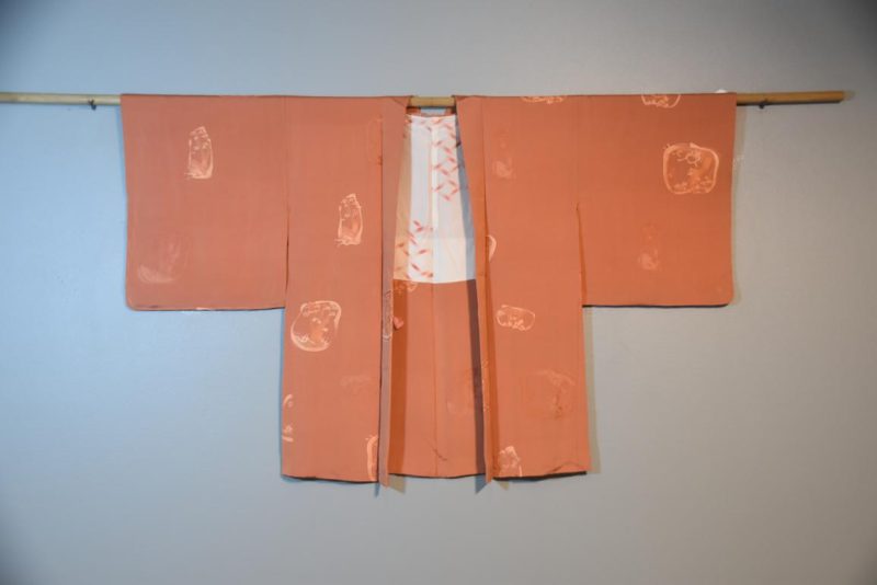 Vintage Japanese Silk Haori Jacket - Image 3