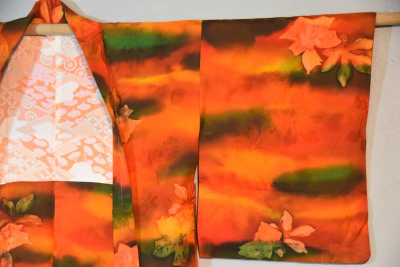 Vintage Japanese Silk Haori Jacket - Image 7
