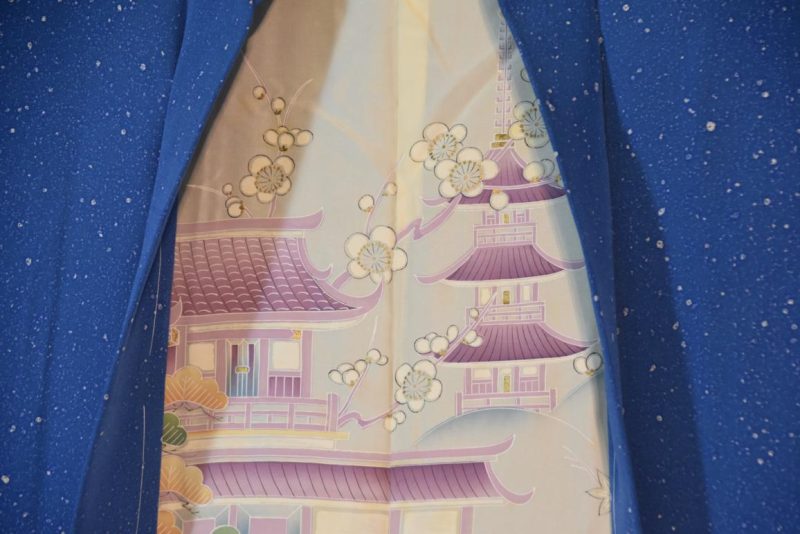 Vintage Japanese Silk Haori Jacket - Image 3