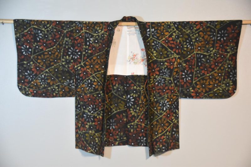 Vintage Japanese Silk Haori Jacket - Image 6