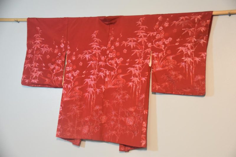 Japanese Vintage Silk Haori Jacket - Image 7