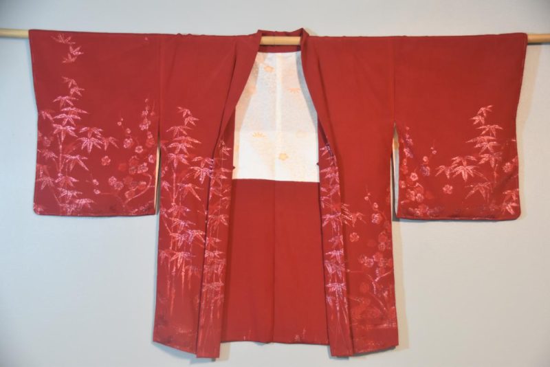 Japanese Vintage Silk Haori Jacket - Image 4