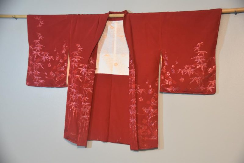Japanese Vintage Silk Haori Jacket - Image 3