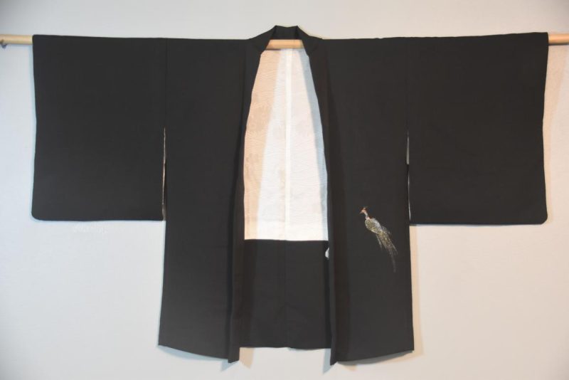 Japanese Vintage Silk Haori Jacket - Image 5